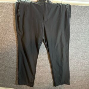 Adidas Black Athletic Slacks 38x32 Golfing and Work Pants